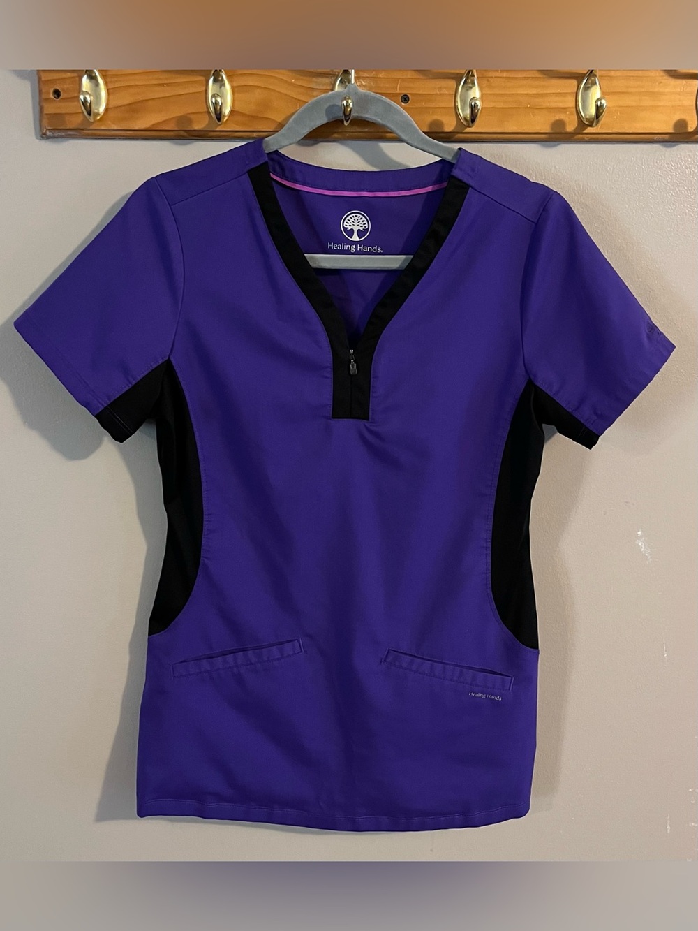 $6💜Bundled Healing Hands Scrub Shirt